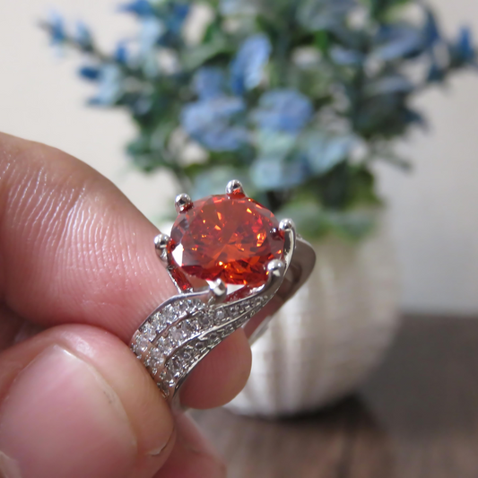 R-08 Imported Sparkling Stone Ring