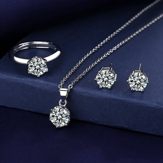 EP-06 Luxury Silverstone Pendant Set