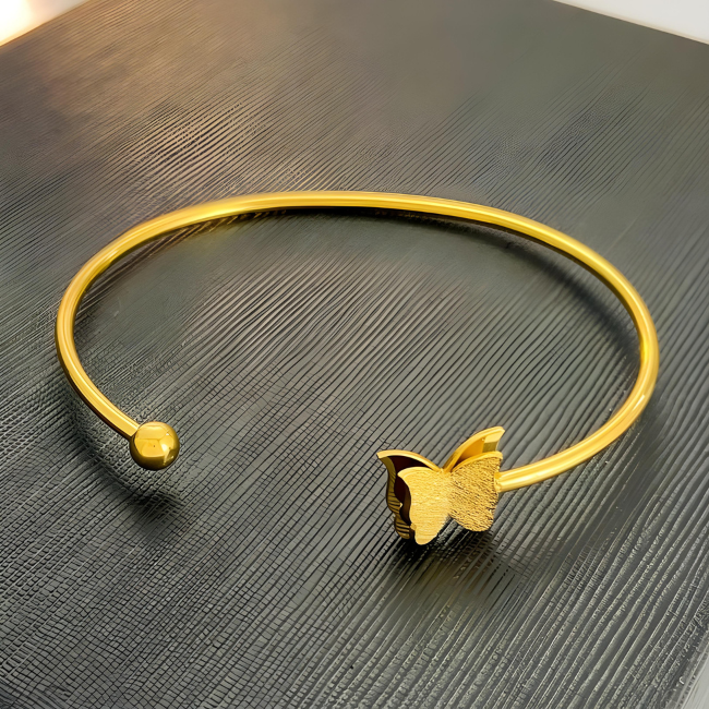 B-01 Double Butterfly Adjustable Bracelet