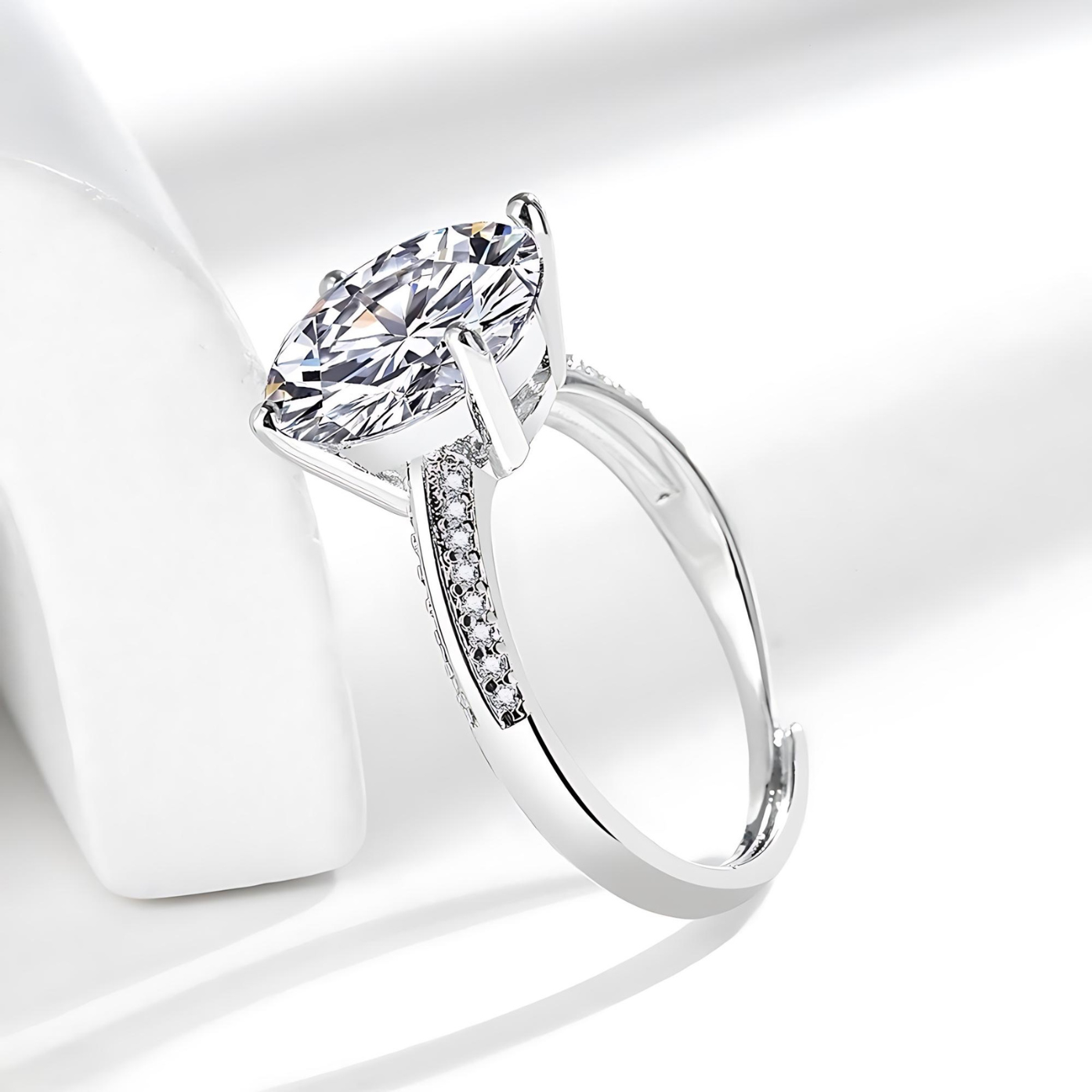 R-03 Premium Adjustable Zirconia Ring